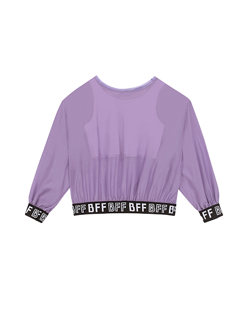 Комплект дд (блузка+джемпер), М.201106, р.158-80, фиалка/св.сирень