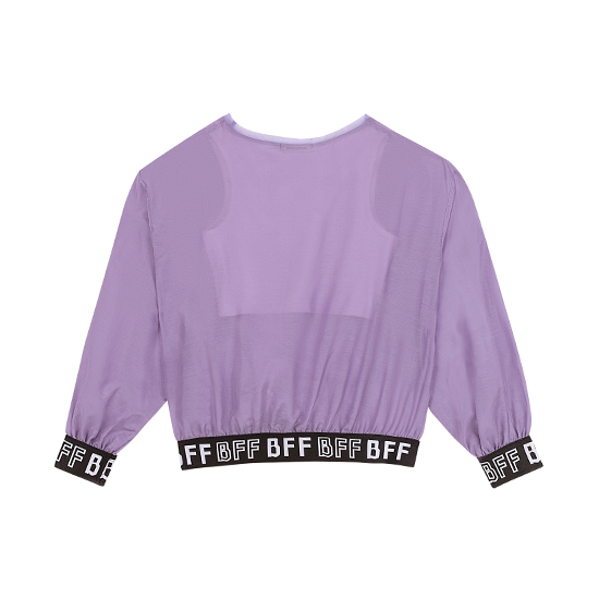 Комплект дд (блузка+джемпер), М.201106, р.158-80, фиалка/св.сирень